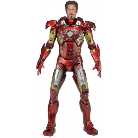 Avengers Battle Damaged Iron Man Action Figure, 1/4 Scale